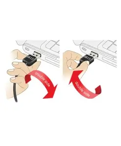 כבל USB 2.0 A-B עם מחבר דו כיווני ז/ז DELOCK | 83358 | 4K