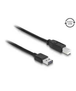 כבל USB 2.0 A-B עם מחבר דו כיווני ז/ז DELOCK | 83358 | 4K