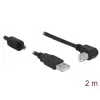 כבל USB 2.0 A-B עם פריט בזווית 90° ז/ז DELOCK | 83528 | 4K