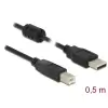 כבל USB 2.0 A-B עם פריט ז/ז DELOCK | 84894 | 4K
