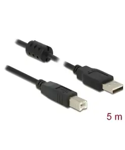 כבל USB 2.0 A-B עם פריט ז/ז DELOCK | 84899 | 4K