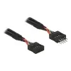 כבל USB 2.0 תקע 10 פין לשקע 10 פין DELOCK | 83873 | 4K