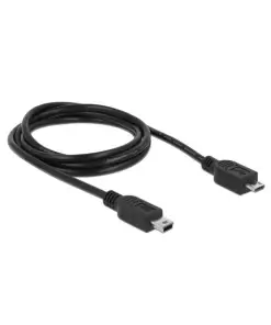 כבל USB 2.0 תקע Micro-B לתקע Mini-B ז/ז DELOCK | 83177 | 4K