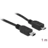 כבל USB 2.0 תקע Micro-B לתקע Mini-B ז/ז DELOCK | 83177 | 4K