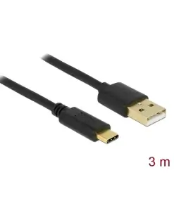 כבל USB 2.0 תקע USB-A לתקע USB-C ז/ז DELOCK | 85209 | 4K