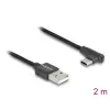 כבל USB 2.0 תקע USB-A לתקע USB-C מכופף 90° ז/ז DELOCK | 80031 | 4K