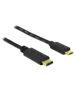 כבל USB 2.0 תקע USB-C לתקע USB Micro-B תומך PD 3 A ז/ז DELOCK | 83334 | 4K