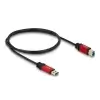 כבל USB 3.0 5Gbps Red metal תקע USB-B לתקע USB-A ז/ז DELOCK | 82756 | 4K