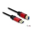 כבל USB 3.0 5Gbps Red metal תקע USB-B לתקע USB-A ז/ז DELOCK | 82756 | 4K