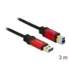 כבל USB 3.0 5Gbps Red metal תקע USB-B לתקע USB-A ז/ז DELOCK | 82758 | 4K