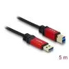 כבל USB 3.0 5Gbps Red metal תקע USB-B לתקע USB-A ז/ז DELOCK | 82759 | 4K