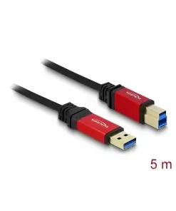 כבל USB 3.0 5Gbps Red metal תקע USB-B לתקע USB-A ז/ז DELOCK | 82759 | 4K