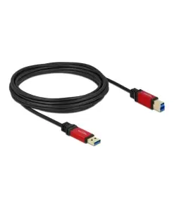 כבל USB 3.0 5Gbps Red metal תקע USB-B לתקע USB-A ז/ז DELOCK | 82759 | 4K