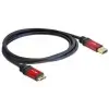 כבל USB 3.0 5Gbps Red metal תקע USB Micro-B לתקע USB-A ז/ז DELOCK | 82761 | 4K