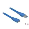כבל USB 3.0 5Gbps תקע USB Micro-B לתקע USB-A ז/ז DELOCK | 82531 | 4K