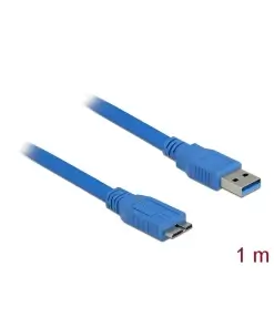 כבל USB 3.0 5Gbps תקע USB Micro-B לתקע USB-A ז/ז DELOCK | 82531 | 4K