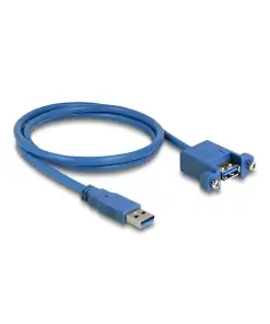 כבל USB-A 3.0 ז/נ להתקנה בפאנל עם מרחק בין הברגים 30 מ