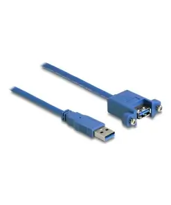 כבל USB-A 3.0 ז/נ להתקנה בפאנל עם מרחק בין הברגים 30 מ