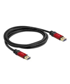 כבל USB-A 3.2 Gen 1 5Gbps Red metal ז/ז DELOCK | 82745 | 4K