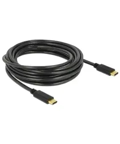 כבל USB-C 2.0 תומך PD 3A ז/ז DELOCK | 83868 | 4K