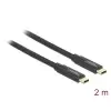 כבל USB-C 3.1 Gen1 5Gbps תומך PD 5A ז/ז DELOCK | 85527 | 4K
