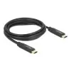 כבל USB-C 3.1 Gen1 5Gbps תומך PD 5A ז/ז DELOCK | 85527 | 4K