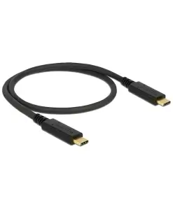 כבל USB-C 3.1 Gen2 10Gbps תומך PD 3A ז/ז DELOCK | 83042 | 4K