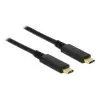 כבל USB-C 3.1 Gen2 10Gbps תומך PD 3A ז/ז DELOCK | 83661 | 4K