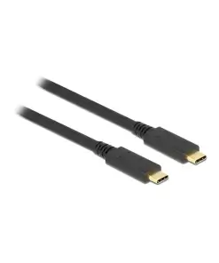 כבל USB-C 3.1 Gen2 10Gbps תומך PD 5A ז/ז DELOCK | 85531 | 4K