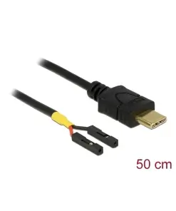 כבל USB-C זכר ל- 2 פינים נפרדים ז/ז DELOCK | 85473 | 4K