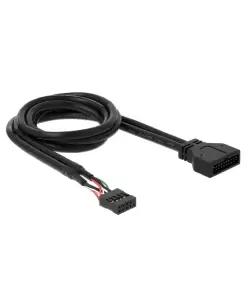 כבל USB תקע 19 פין USB 3.0 לשקע 9 פין USB 2.0 ז/נ DELOCK | 83776 | 4K