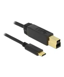 כבל USB3.1 Gen2 10Gbps תקע USB-C לתקע USB-B תומך PD 3A ז/ז DELOCK | 83675 | 4K