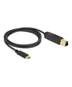 כבל USB3.1 Gen2 10Gbps תקע USB-C לתקע USB-B תומך PD 3A ז/ז DELOCK | 83675 | 4K