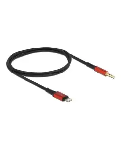 כבל אודיו Lightning MFi Certified זכר לתקע PL 3.5 סטריאו 3 מגעים ז/ז DELOCK | 87884