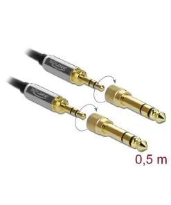 כבל אודיו PL 3.5 סטריאו 3 מגעים ז/ז DELOCK | 85784