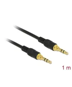 כבל אודיו PL 3.5 סטריאו 3 מגעים ז/ז צבע שחור DELOCK | 85547