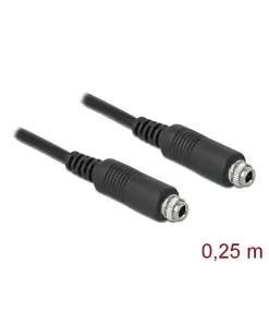 כבל אודיו PL 3.5 סטריאו נ/נ להתקנה בקדח עגול 7 מ"מ DELOCK | 85115