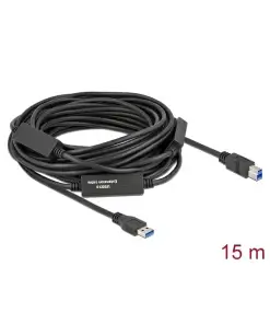 כבל אקטיבי USB 3.2 Gen 1 5Gbps תקע USB-B לתקע USB-A ז/ז DELOCK | 85381 | 4K
