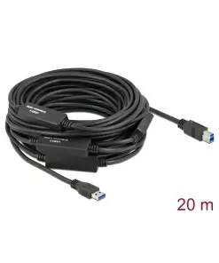 כבל אקטיבי USB 3.2 Gen 1 5Gbps תקע USB-B לתקע USB-A ז/ז DELOCK | 85382 | 4K