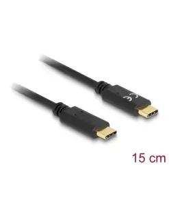 כבל טעינה USB-C ז/ז תומך PD 5A 100 W ז/ז DELOCK | 85356 | 4K