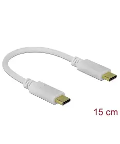 כבל טעינה USB-C ז/ז תומך PD 5A 100 W ז/ז DELOCK | 85357 | 4K