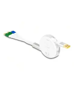 כבל טעינה ונתונים נמתח תקע USB-A לתקעים USB-C x 2 / Micro-B ז/ז DELOCK | 85358 | 4K