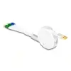 כבל טעינה ונתונים נמתח תקע USB-A לתקעים USB-C x 2 / Micro-B ז/ז DELOCK | 85359 | 4K
