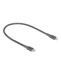 כבל טעינה ונתונים תקע USB-C לתקע Lightning MFi Certified ז/ז DELOCK | 86630