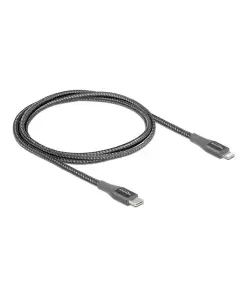 כבל טעינה ונתונים תקע USB-C לתקע Lightning MFi Certified ז/ז DELOCK | 86631