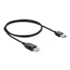 כבל מאריך EASY-USB 2.0 Type-A ז/נ עם מחבר דו כיווני DELOCK | 83370 | 4K