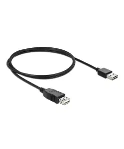 כבל מאריך EASY-USB 2.0 Type-A ז/נ עם מחבר דו כיווני DELOCK | 83370 | 4K