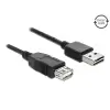 כבל מאריך EASY-USB 2.0 Type-A ז/נ עם מחבר דו כיווני DELOCK | 83370 | 4K