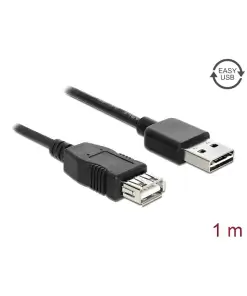 כבל מאריך EASY-USB 2.0 Type-A ז/נ עם מחבר דו כיווני DELOCK | 83370 | 4K