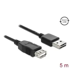 כבל מאריך EASY-USB 2.0 Type-A ז/נ עם מחבר דו כיווני DELOCK | 83373 | 4K